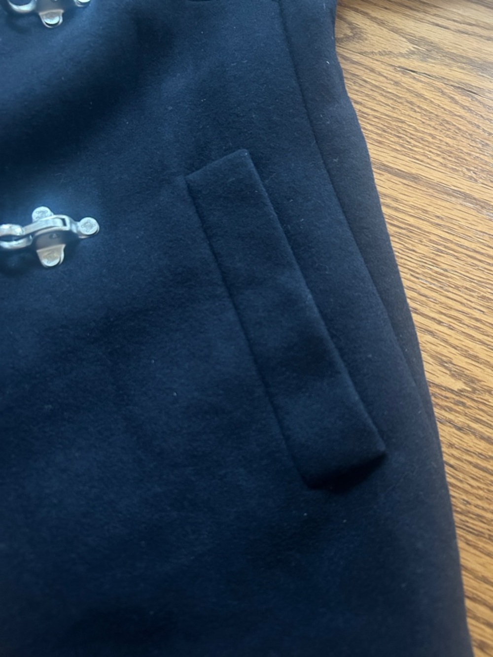 Vintage Celine Black Wool and Cashmere Toggle Jacket Size 36 - Picture 16 of 16